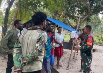 Edukasi Warga Exs PNG Guna Tumbuhkan Suasana Damai dan Aman