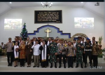 Forkompinda Datangi Gereja, Yakinkan Umat Nasrani Aman Rayakan Natal