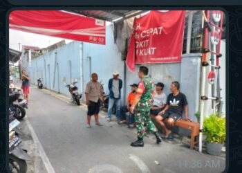 Jalin Kebersamaan dan Keakraban Babinsa Jayengan Adakan Komsos Dengan Warga Binaan.