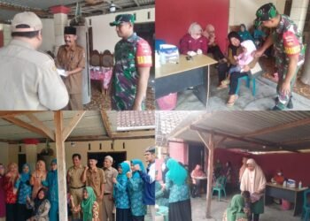 Babinsa Turut Sukseskan Imunisasi Polio