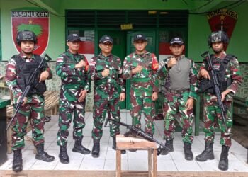 Bukti Kedekatan dan Kepercayaan Warga di Perbatasan RI-PNG, Satgas Pamtas Yonif 726/Tml Berhasil Mendapatkan Senjata Api