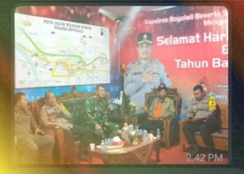 Sinergitas TNI-Polri dan Pemda Boyolali Dalam Mengamankan Malam Tahun Baru 2024
