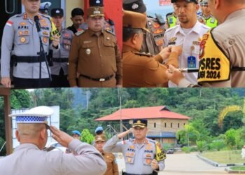 Kapolres Anambas Pimpin Apel Gelar Pasukan Operasi Keselamatan Seligi 2024 Di Wilayah Hukum Polres Anambas
