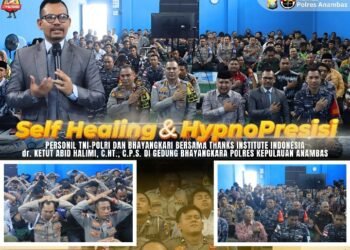 Kapolres Anambas Gelar Self Healing Dan Hypnopresisi Lewat Dr. Ketut Abid Halimi, S.PD.I, M.PD, C.HT