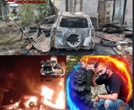 Lapor Pak Kapolda!!, Usut Tuntas Kasus Pembakaran Rumah Wartawan Yang Sudah Sangat Brutal