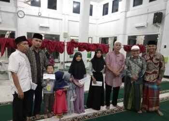Terima Santunan di Bulan Ramadhan Sebanyak 56 Anak Yatim Piatu Sambut Penuh Kebahagiaan