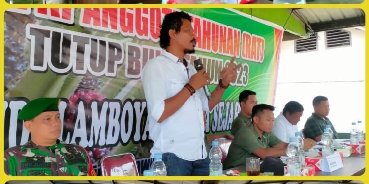 RAT KUD Flamboyan Usaha Sejahtera Tahun Buku 2023 Berjalan Lancar.