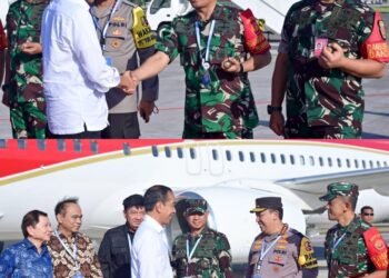 Pimpin KTT World Water Forum, Panglima TNI Sambut Kedatangan Presiden Jokowi di Bali