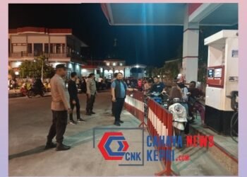 Antisipasi Gangguan Kamtibmas, Polsek Kampar Patroli Para Pemuda di Air Tiris