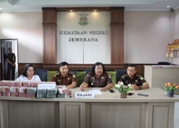Kejaksaan Negeri Jembrana Terima Pengembalian Denda, Biaya Perkara Dan Uang Pengganti