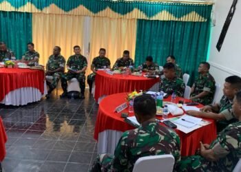Dandim 1710/Mimika Pimpin Sidang Jabatan Bintara Dan Tamtama Personel Kodim Triwulan III TA. 2024