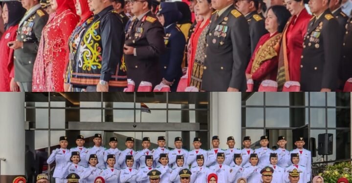 Pangdam Tanjungpura Bersama PJU Ikuti Upacara Peringatan HUT Ke-79 Kemerdekaan RI