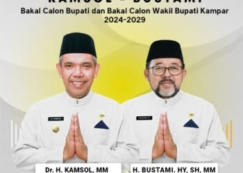 DR. H. Kamsol, MM dan H. Bustami HY, SH, MM, Dari Gerakan Peduli Tetangga Menuju Kampar Sejahtera, Unggul, TerPElihara dan Religius