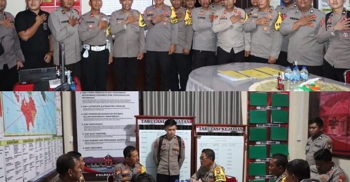 Polres Lingga Terima Kunjungan Tim WasOps Polda Kepri untuk Memastikan Kesiapan Operasi Mantap Praja Menuju Pilkada 2024