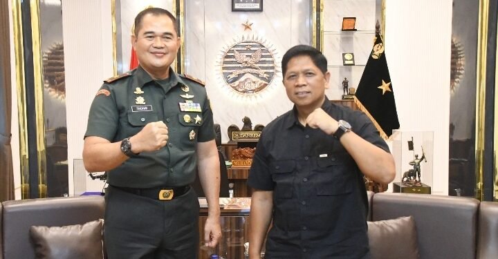 Binda Sumsel Sambangi Korem 044/Gapo, Kondusifitas Pilkada Jadi Prioritas