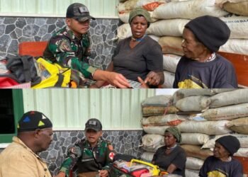 Satgas Yonif 323 Buaya Putih, Selalu Siap Sedia Melayani Masyarakat