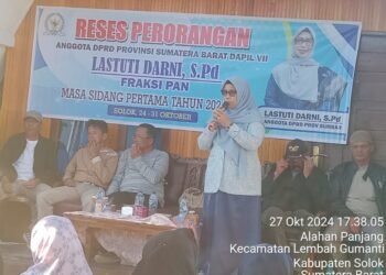 Reses Perorangan Anggota DPRD Provinsi Sumatera Barat Dapil VII Fraksi PAN