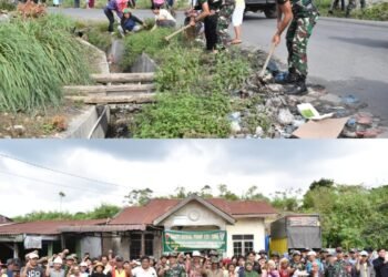Batalyon Infanteri 125/SI’MBISA Gelar Kegiatan Bakti Sosial dan Karya Bakti 