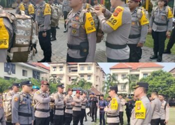 Pimpin Apel Serpas Pam TPS Kapolda Bali Tegaskan Tupoksi dan Netralitas Polri