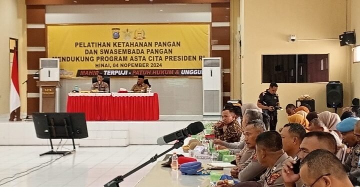 Polres Langkat Gelar Pelatihan Ketahanan dan Swasembada Pangan di SPN Polda Sumut