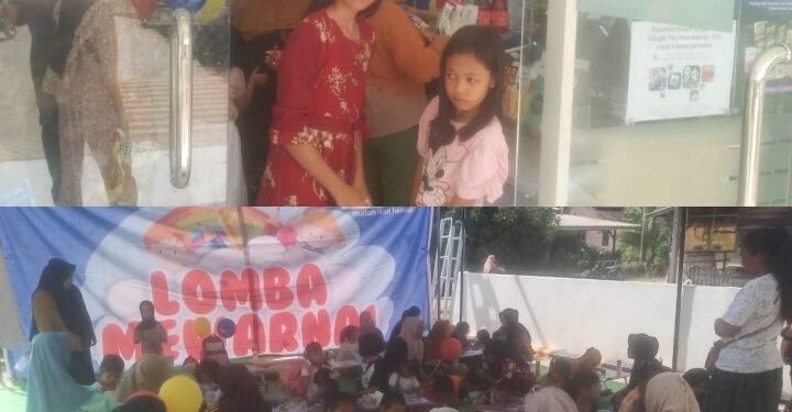 Indomaret Desa Muara Jekak Peduli Pendidikan Anak Usia Dini Laksanakan Lomba Melukis