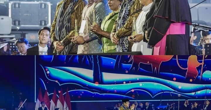 Hadiri Perayaan Natal Nasional, Presiden Prabowo Sampaikan Terima Kasih ke Kapolri dan Panglima TNI