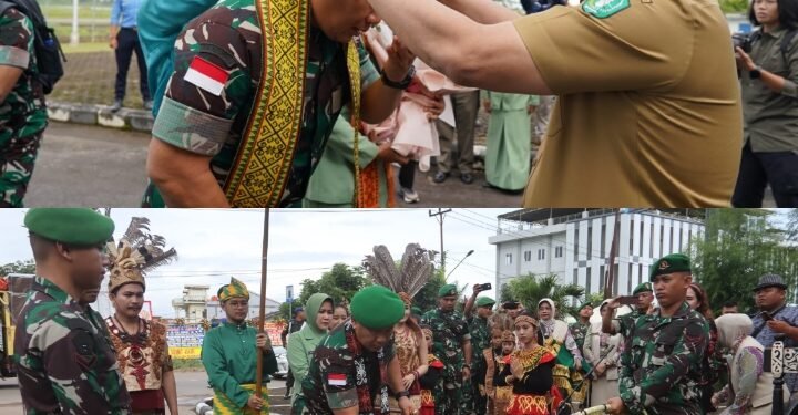 Warga Kodam Tanjungpura Gelar Tradisi Penyambutan dan Penerimaan Pangdam XII/Tpr