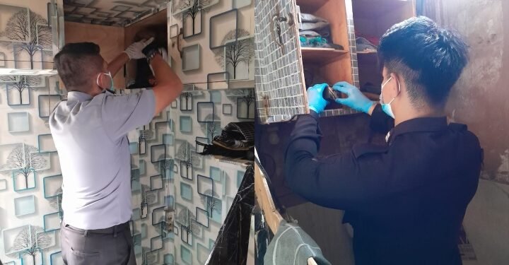 Tingkatkan Kewaspadaan dan Deteksi Dini Pada Akhir Tahun, Lapas Pekanbaru Gelar Razia Kamar Hunian Warga Binaan