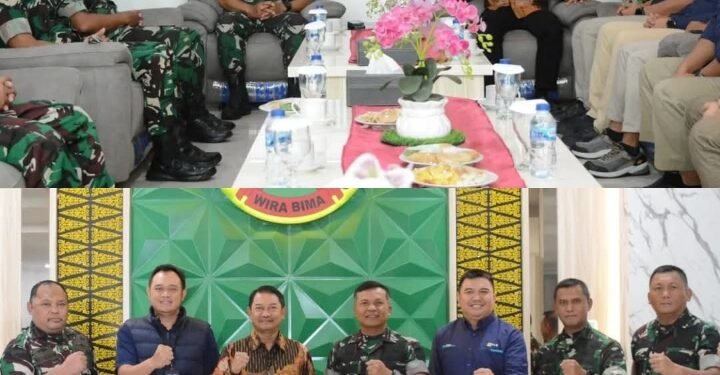 Danrem 031/Wira Bima Terima Silaturahmi Team PLN dan Rombongan.