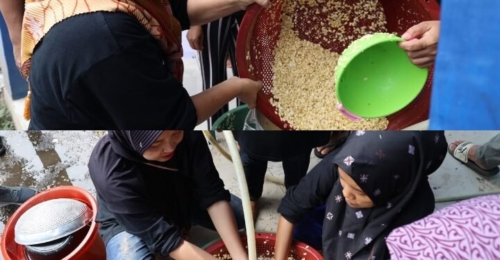 Bukit Asam (PTBA) dan IZI Berdayakan Masyarakat Desa Prabu Menang Lewat Usaha Tempe