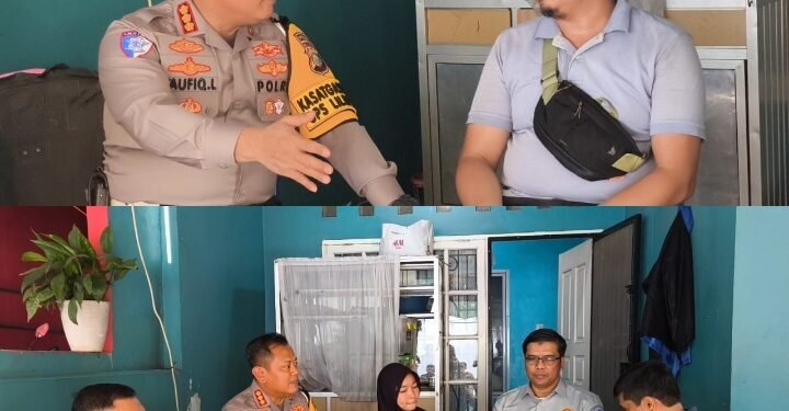 Gerak Cepat Dirlantas Polda Riau dan Jasa Raharja Kunjungi Korban Lakalantas 