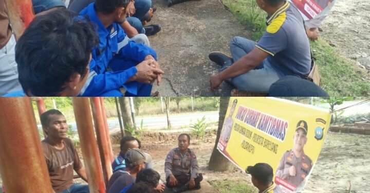 Polsek Sungai Beduk Rutin Laksanakan Jum’at Curhat Kamtibmas Tampung Aspirasi Masyarakat