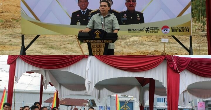 Dukung Program Ketahanan Pangan, Lapas Pekanbaru Hadiri Peresmian D’Agrowisata Kawasan Wisata Pangan dan Penanaman Pohon Durian Musang King di Lapas Narkotika Rumbai