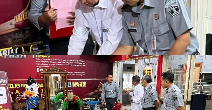 Plt. Kakanwil Ditjenpas Riau Tinjau Langsung Penyaluran Bahan Makanan di Lapas Kelas IIA Pekanbaru