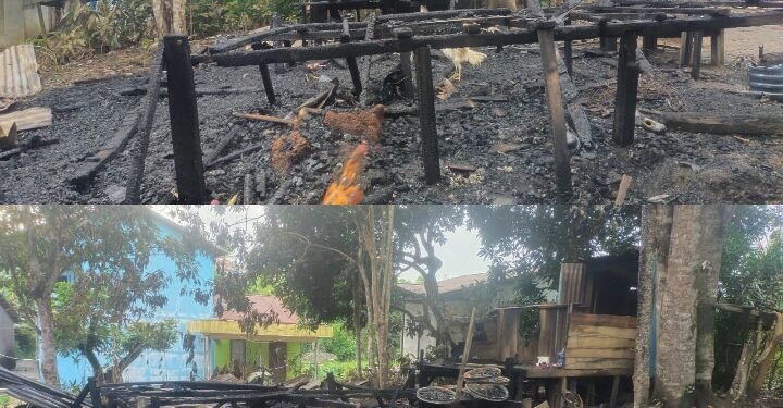 Kebakaran Hanguskan Kontrakan Pasangan Muda Desa Istana, Awak Media akan Mengadu Kepada Prabowo