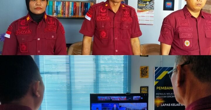 Lapas Bengkalis Ikuti Pelantikan dan Pengambilan Sumpah Jabatan Pimpinan Tinggi Madya Kementerian Imigrasi dan Pemasyarakatan