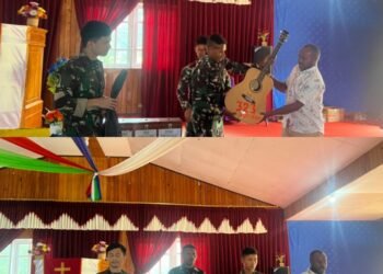 Wujudkan Harmoni dengan Berikan Bantuan Alat Musik Kepada Jemaat Gereja
