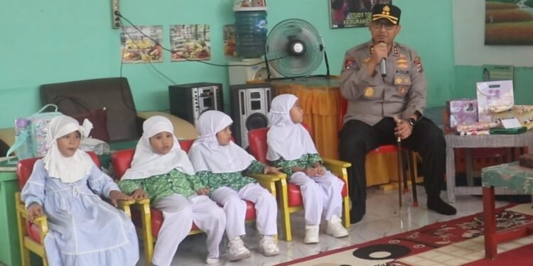 Kapolres Langkat, Sosok Pemimpin yang Dekat dan Penuh Cinta pada Anak-Anak