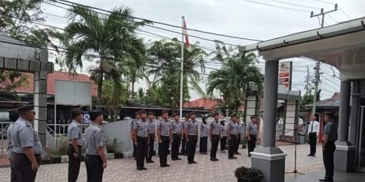 Apel Pagi, LAPAS BENGKALIS: Peningkatan Disiplin Dan Kinerja Pegawai Lapas