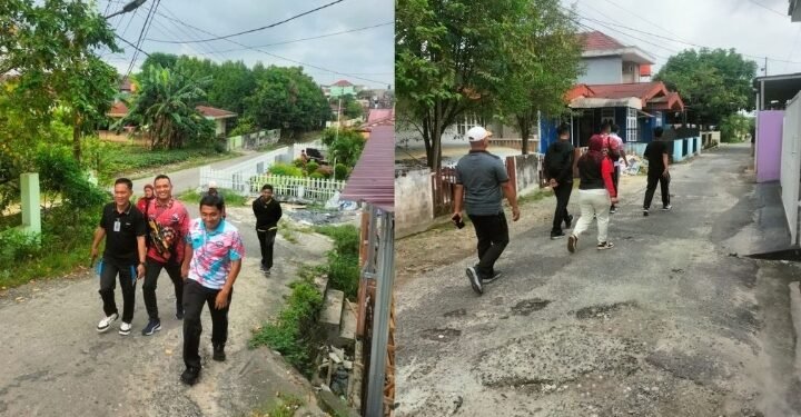 Konsisten Jaga Kebugaran dan Tingkatkan Keakraban Antar Petugas, Lapas Pekanbaru Gelar Giat Jalan Santai