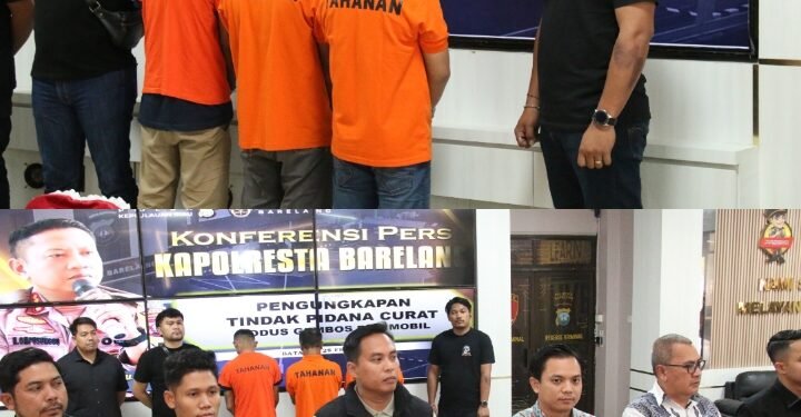 Komplotan Pencuri Modus Gembos Ban Lintas Provinsi Dibekuk Polresta Barelang, Uang Curian Rp.200 Juta Dipakai Judi Online
