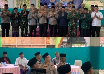 Satgas Pamtas Yonif 131/BRS Hadiri Safari Ramadhan 1446 H Kalpoda Papua di Masjid Agung Distrik Arso.