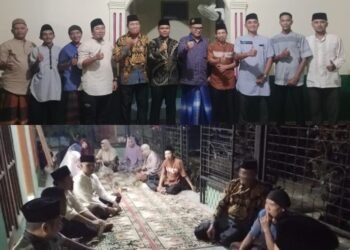 Tim Safari Ramadhan Sang Surya PCM/PCA Tapung Tiba di Ranting Muhammadiyah Air Terbit. 