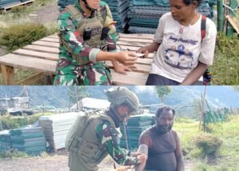 Menjangkau yang Terlupakan: TNI Hadir Membawa Sehat di Pelosok Papua Pegunungan