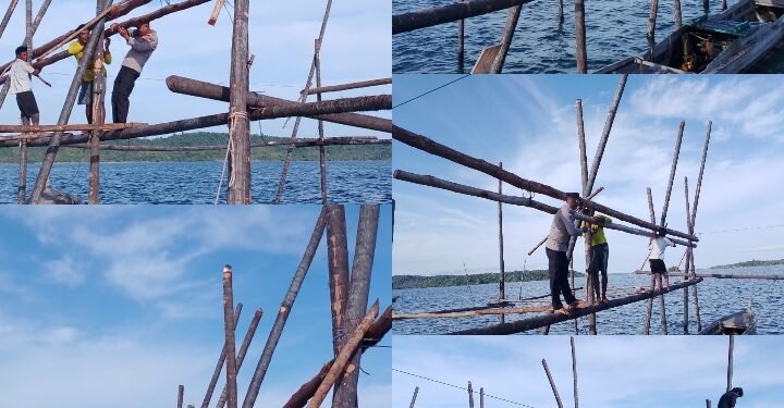 Polri Bersama Warga Bangun Kelong Tradisional: Wujud Sinergi dalam Pelestarian Budaya dan Ketahanan Pangan