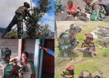 Tak Ada yang Terlupakan! Satgas TNI Gelar Pengobatan Gratis Sampai ke Pintu Warga
