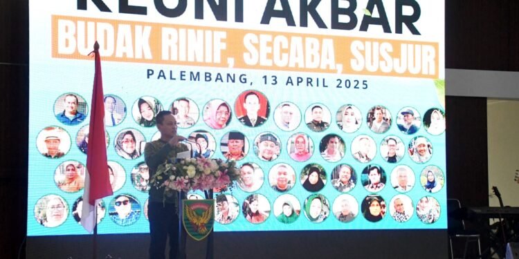Danrem 044/Gapo Hadiri Reuni Akbar Budak Rinif, Secaba dan Susjur