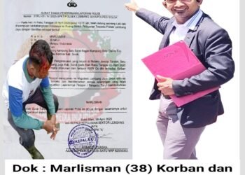 Terkait Dugaan Tindak Pidana Pengeroyokan, Ismail Sarlata Minta Kapolsek Lembang Jaya Segera Lakukan Rekontruksi Perkara dan Lakukan Splitsing Berkas Perkara