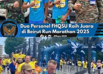 Dua Personel FHQSU Raih Juara di Beirut Run Marathon 2025