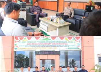 Polres Kampar Jalin Sinergi dengan Pengadilan Negeri Bangkinang,  Tingkatkan Kolaborasi Penegakan Hukum yang Berkeadilan